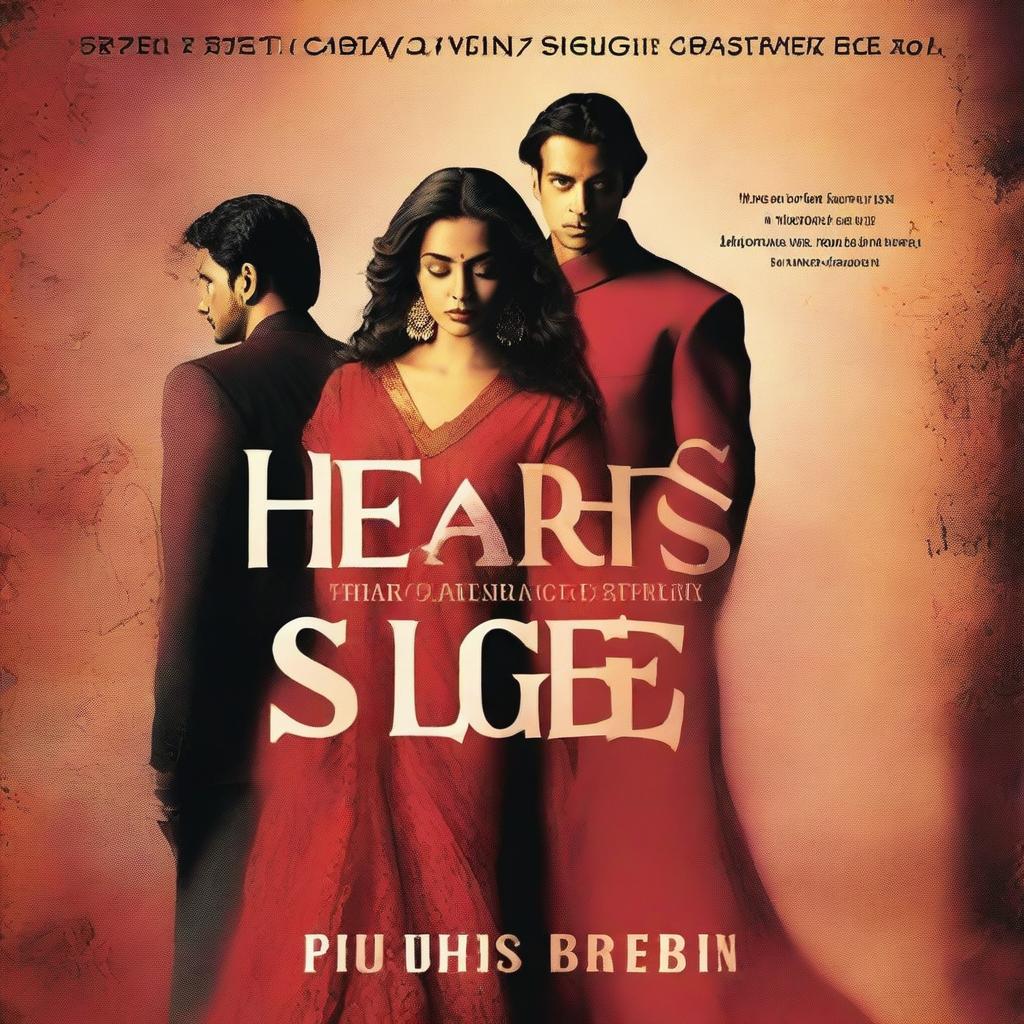 Design a captivating cover for 'Hearts Under Siege,' a romantic thriller set in Maharashtra