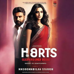 Design a captivating cover for 'Hearts Under Siege,' a romantic thriller set in Maharashtra