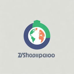 Create a logo for the mobile application of the shipping company ShippingGuide, which delivers goods all over the world