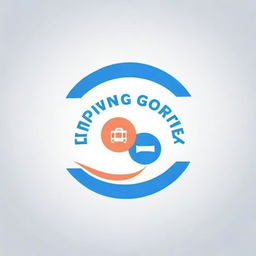 Create a logo for the mobile application of the shipping company ShippingGuide, which delivers goods all over the world