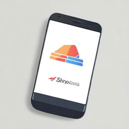 Create a logo for the mobile application of the shipping company ShippingGuide, which delivers goods all over the world