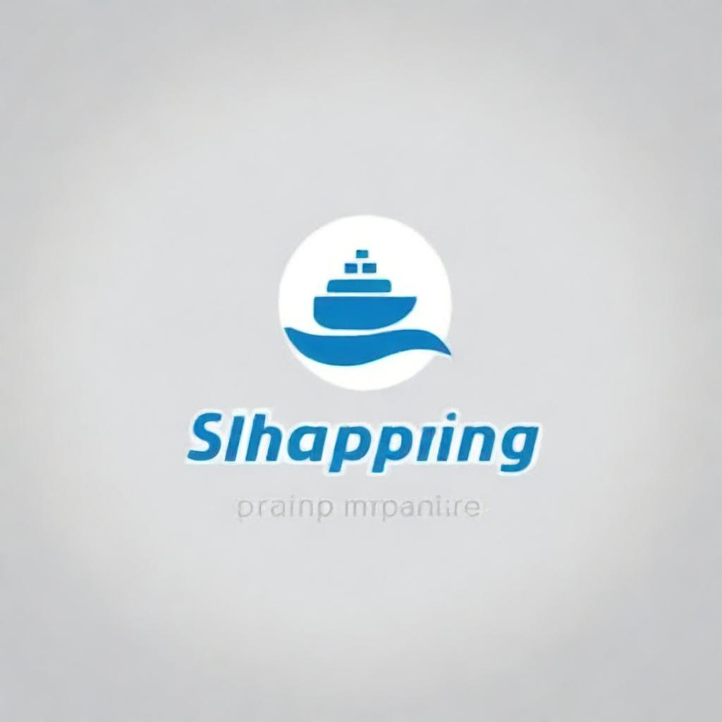 Design a logo for the mobile application of the shipping company ShippingGuide, which delivers goods globally