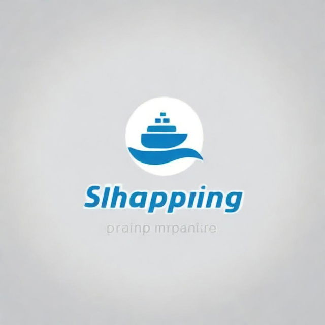 Design a logo for the mobile application of the shipping company ShippingGuide, which delivers goods globally