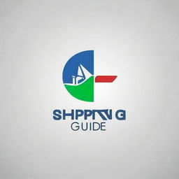 Design a logo for the mobile application of the shipping company ShippingGuide, which delivers goods globally