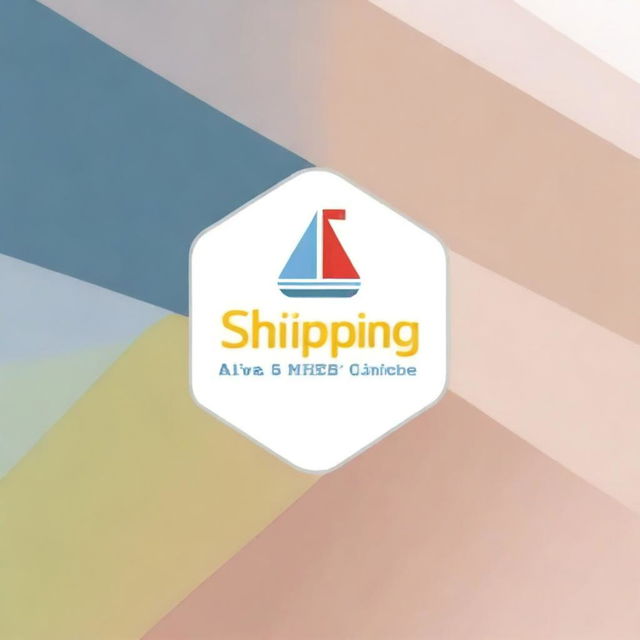 Create a logo for the mobile application of the shipping company ShippingGuide, which delivers goods worldwide