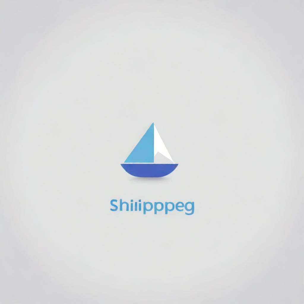 Design a logo for the mobile application of the shipping company ShippingGuide, which delivers goods globally