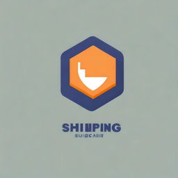 Create a logo for the mobile application of the shipping company ShippingGuide, which delivers goods all over the world