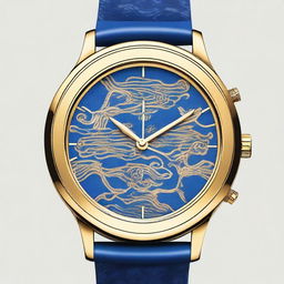 Design a digital watch inspired by Poseidon, named POSEIDON DIVE