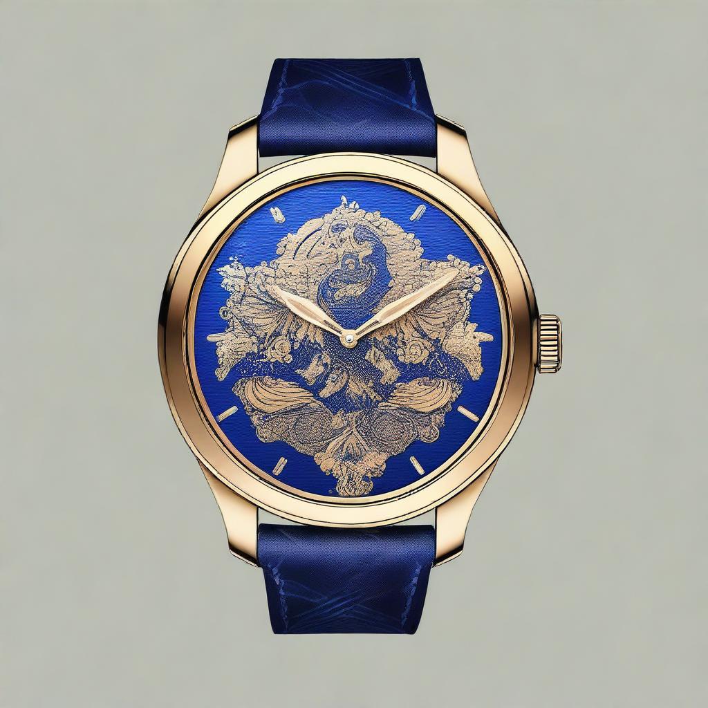 Create a smartwatch inspired by the god Poseidon