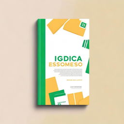 Book cover design for a guidebook titled 'Guia Essencial para uma Inauguração de Loja de Sucesso' with the subtitle 'Estratégias Práticas para Microempresários Brasileiros'