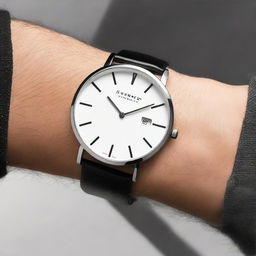 A sleek and modern wrist watch with the brand name 'TIMEMAKER' prominently displayed on the watch face