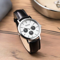 A stylish wrist watch with the brand name 'TIMEMAKER' clearly visible on the dial