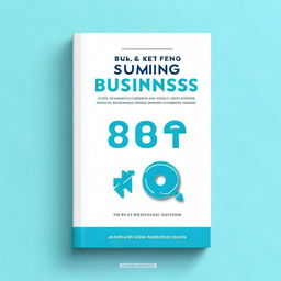 Create a professional and businesslike cover for a book titled '8 Key Steps For Starting your Business: An easy guide to developing a dynamic roadmap building your great idea into a successful business'