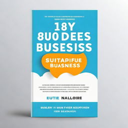 Create a professional and businesslike cover for a book titled '8 Key Steps For Starting your Business: An easy guide to developing a dynamic roadmap building your great idea into a successful business'