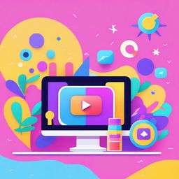 Create a vibrant and eye-catching thumbnail image suitable for a YouTube video