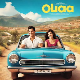 A movie poster featuring Dani Rovira, Clara Lago, and Mario Casas sitting in a car