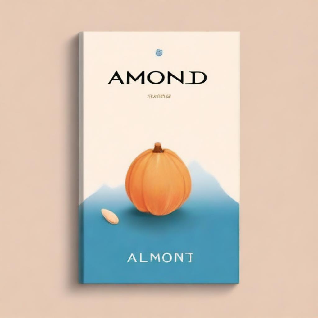 Create a new book cover for 'Almond' by Korean author Won Pyung Son, featuring a new image inspired by the work