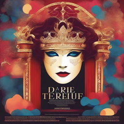 Create a vibrant and eye-catching theatre poster