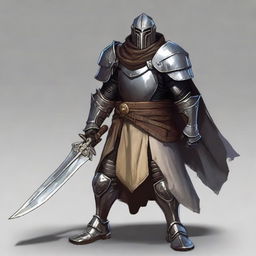 Create an image of a Warforged Dungeons & Dragons character, an inquisitor hunting down criminal mages