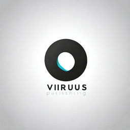 Create a modern, clean logo for VIRTUS PUBLISHING, an e-publishing company that creates books, audiobooks, and e-books online