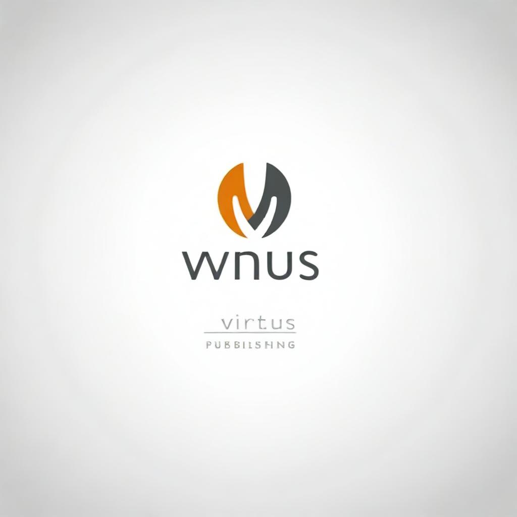 Create a modern, clean logo for VIRTUS PUBLISHING, an e-publishing company that creates books, audiobooks, and e-books online