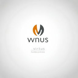 Create a modern, clean logo for VIRTUS PUBLISHING, an e-publishing company that creates books, audiobooks, and e-books online