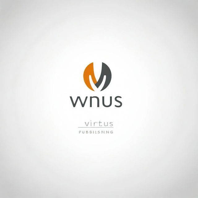 Create a modern, clean logo for VIRTUS PUBLISHING, an e-publishing company that creates books, audiobooks, and e-books online