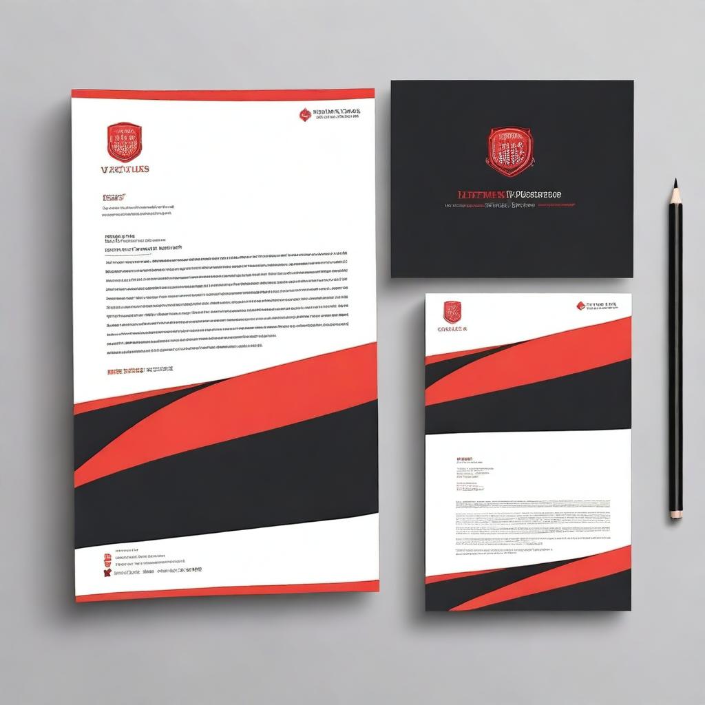 Design a modern, clean letterhead for 'VIRTUS PUBLISHING', an e-publishing company that creates books, audiobooks, and e-books online