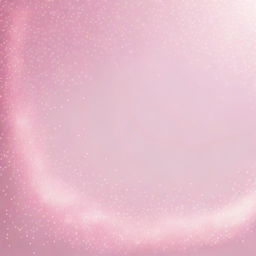 A light pink background with sparkles