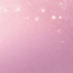 A light pink background with sparkles