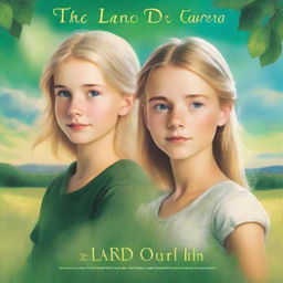 A book cover featuring a blond teen girl standing next to a brunette teen boy, both staring into the distance