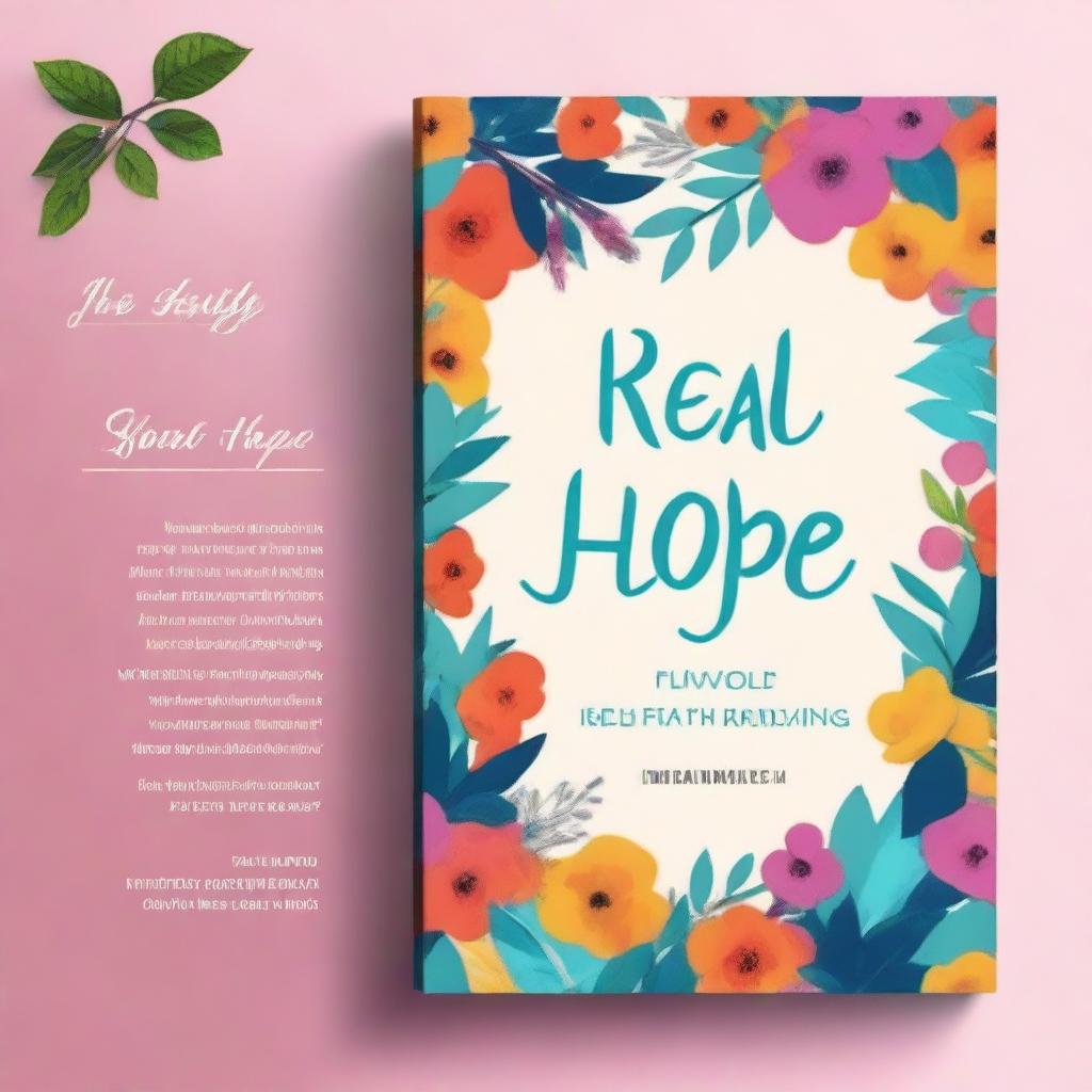 Create a book cover for a book titled 'Real Hope'