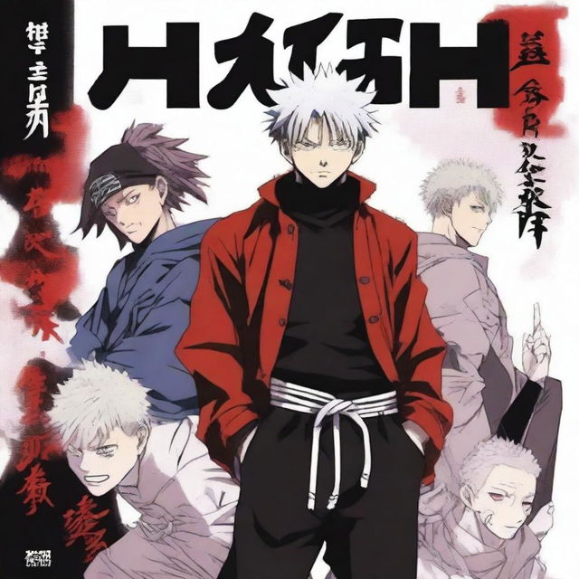 A book cover featuring characters from Jujutsu Kaisen, including Sukuna