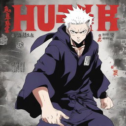 A book cover featuring characters from Jujutsu Kaisen, including Sukuna