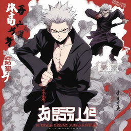 A book cover featuring characters from Jujutsu Kaisen, including Sukuna