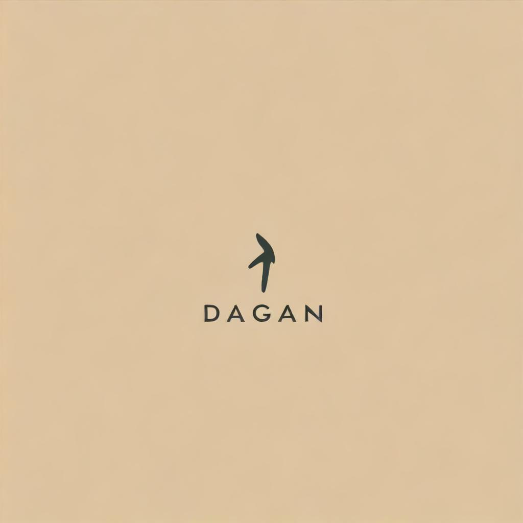 Create a stylish and modern logo for a fashion brand named 'DAGN'