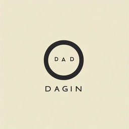 Create a stylish and modern logo for a fashion brand named 'DAGN'
