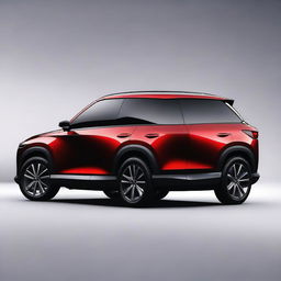 A concept image of a Mazda Flair Crossover with design elements inspired by the Mazda CX-50