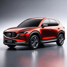 A concept image of a Mazda Flair Crossover kei car with design elements inspired by the Mazda CX-50