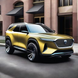 A modern Studebaker SUV concept that reimagines the classic brand in a contemporary context