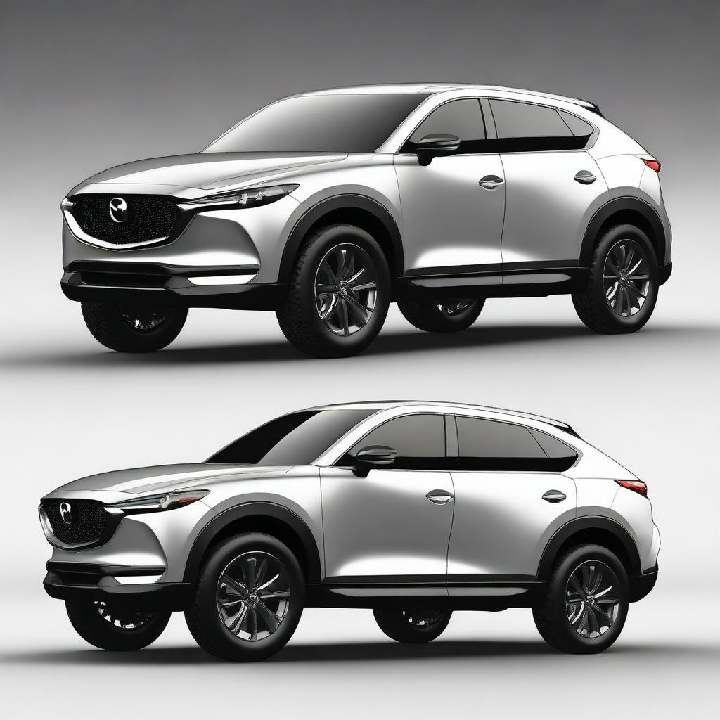 A concept image of a Mazda CX-50 pickup truck