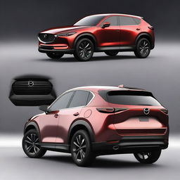 A concept image of a Mazda CX-50 truck