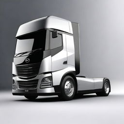 A concept image of a modern Mazda cabover truck