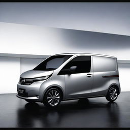 A concept image of a modern Mazda kei van