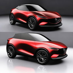 A concept image of a modern Mazda kei car