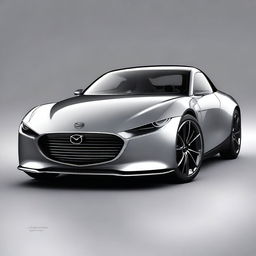 A concept image of a modern Mazda kei sports car