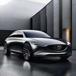 A concept image of a modern Mazda limousine