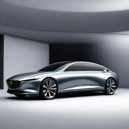 A concept image of a modern Mazda limousine