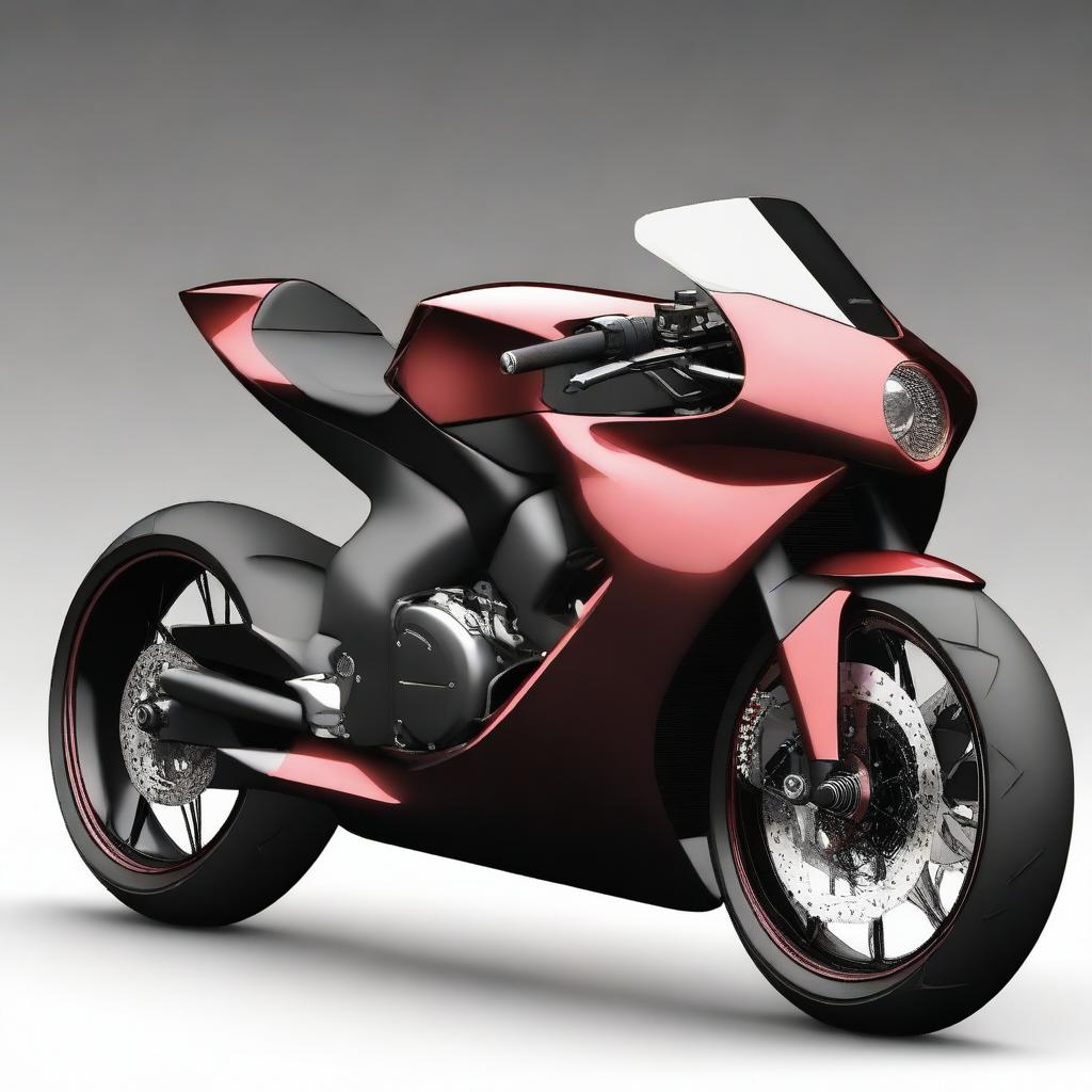 A concept image of a modern Mazda motorbike