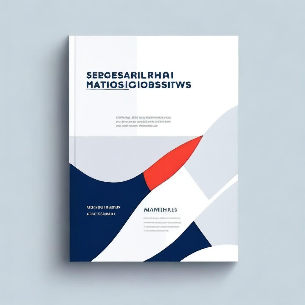 Create a corporate manual cover with the title 'Manual de Processos'